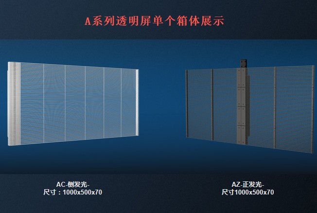 全彩led顯示屏-A系列透明屏